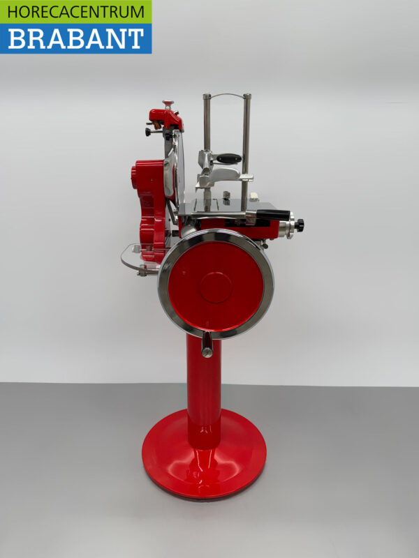 HCB Manual Flywheel Slicer 300 mm - Incl. Base - Red Catering Butchery - Image 2