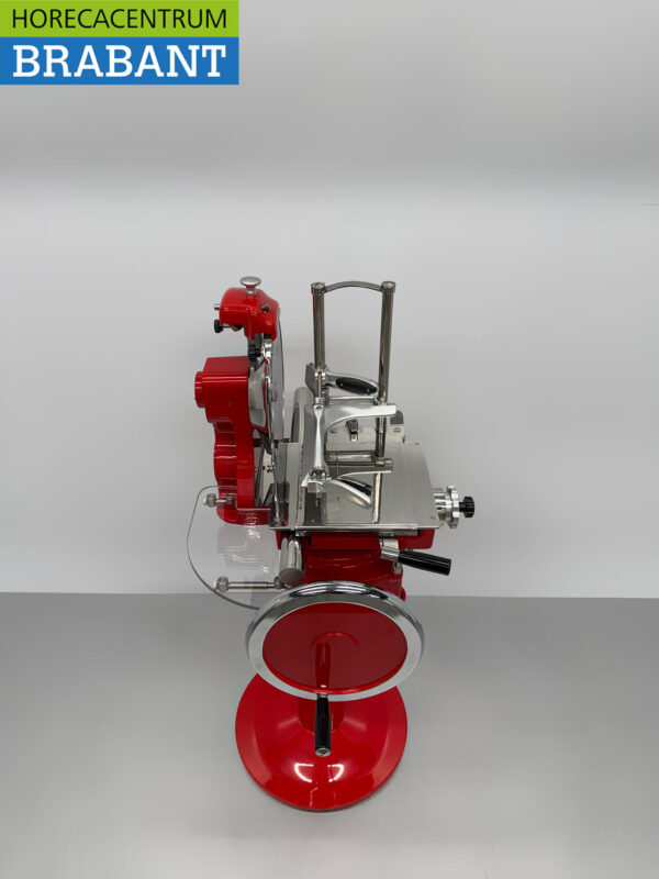 HCB Manual Flywheel Slicer 300 mm - Incl. Base - Red Catering Butchery - Image 4