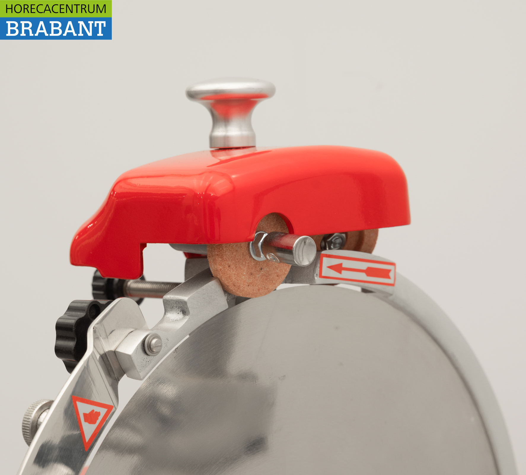 HCB Manual Flywheel Slicer 300 mm - Incl. Base - Red Catering Butchery - Image 5