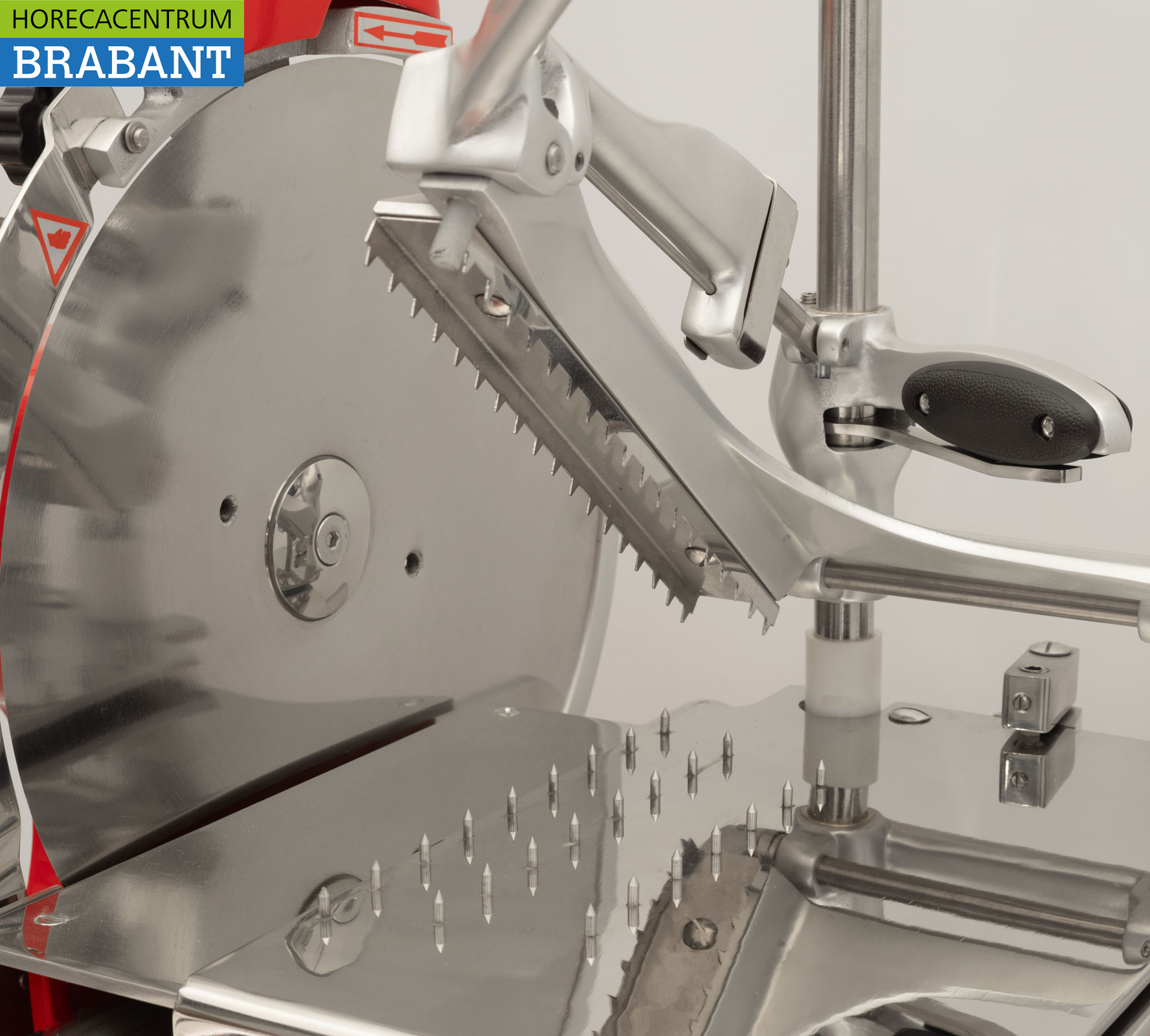 HCB Manual Flywheel Slicer 300 mm - Incl. Base - Red Catering Butchery - Image 6