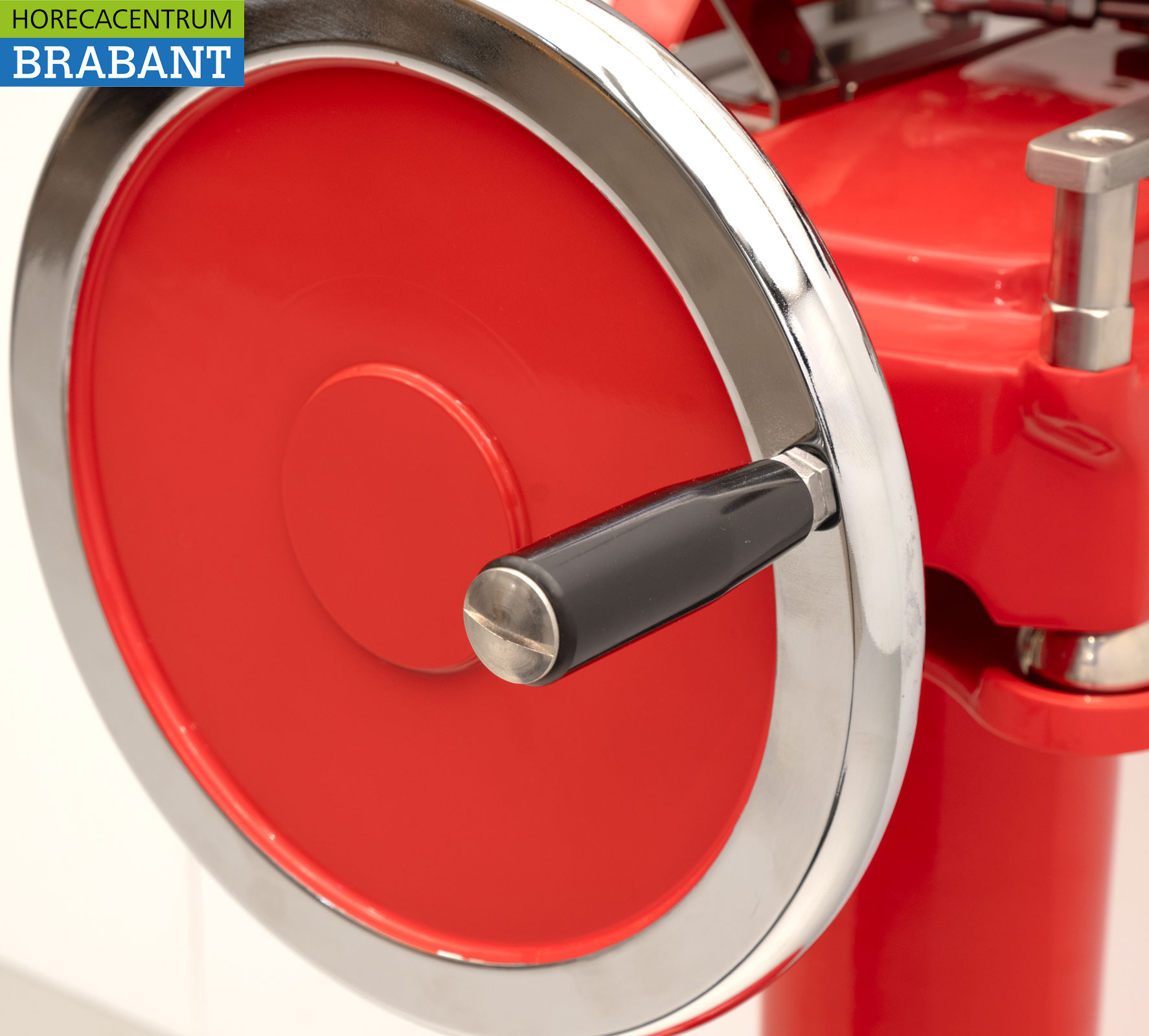 HCB Manual Flywheel Slicer 300 mm - Incl. Base - Red Catering Butchery - Image 9