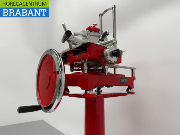 HCB Manual Flywheel Slicer 300 mm - Incl. Base - Red Catering Butchery - Image 9