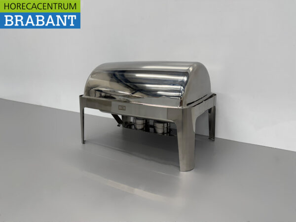 HCB Chafing Dish Rolltop stainless steel - 9 liters - 1/1 GN Catering - Image 2
