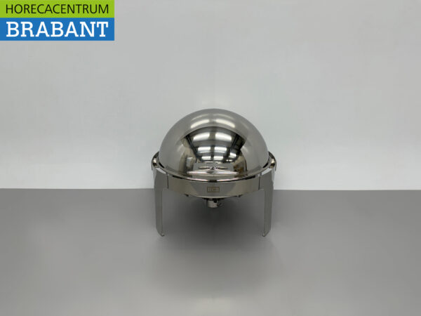 HCB Round Chafing Dish Rolltop Stainless Steel - 6 liters - Catering