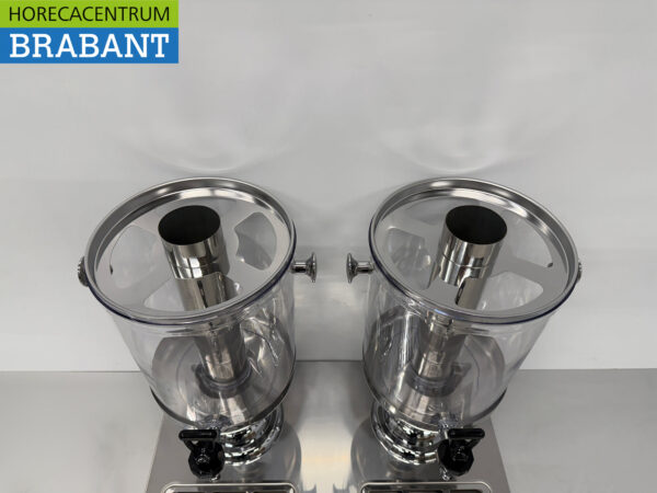 HCB Juice dispenser stainless steel - 2 x 8 liters - Horeca - Image 5