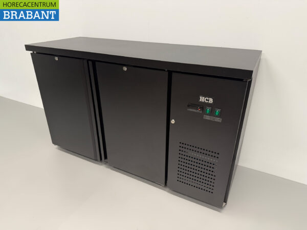 HCB Backbar Bar Refrigerator 2 doors 280 liters 146,5 cm 230V Horeca - Image 2