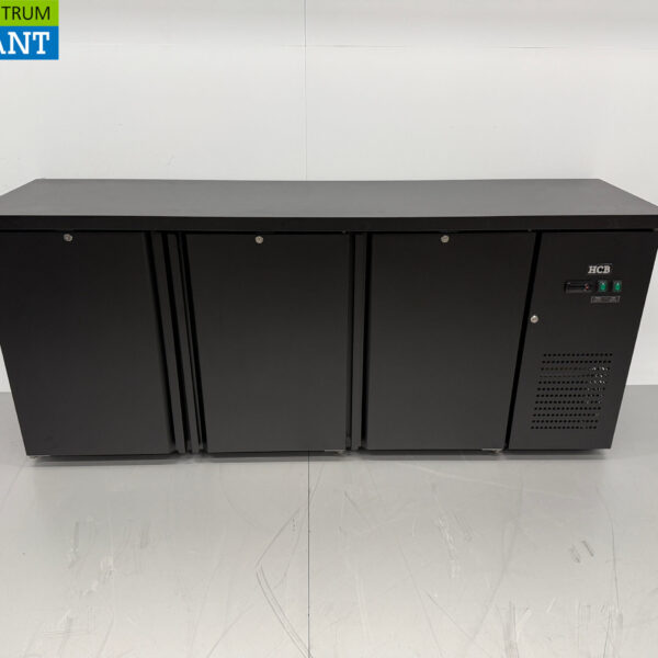 HCB Backbar Bar Refrigerator 3 doors 425 liters 200,5 cm 230V Horeca