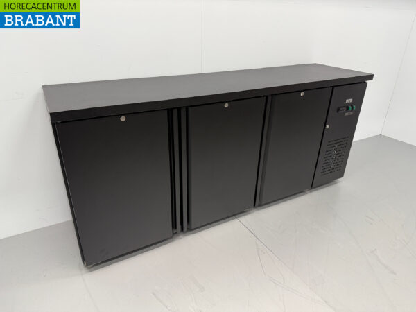 HCB Backbar Bar Refrigerator 3 doors 425 liters 200,5 cm 230V Horeca - Image 3
