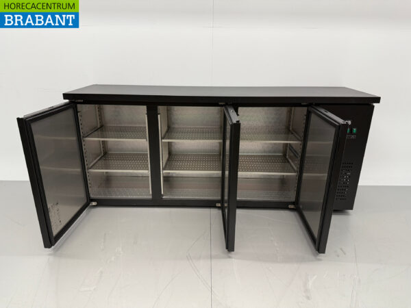HCB Backbar Bar Refrigerator 3 doors 425 liters 200,5 cm 230V Horeca - Image 4