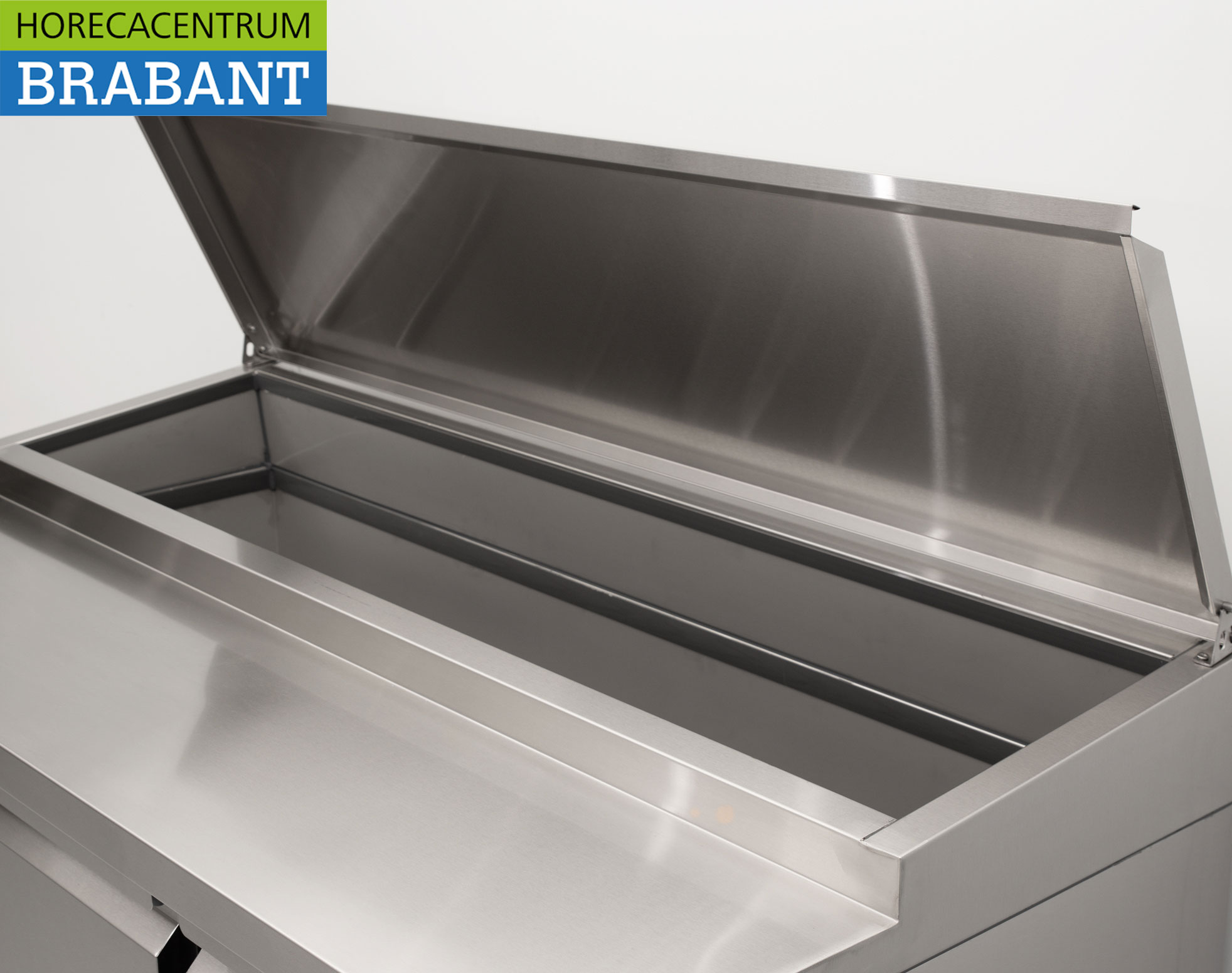 HCB stainless steel Saladette Saladiere Refrigerated Workbench 136,5 cm 230V Horeca - Image 5