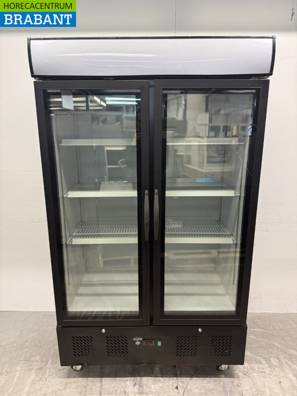 Combisteel Double Door Glass Door Refrigerator Mobile 1079 liters 230V Catering