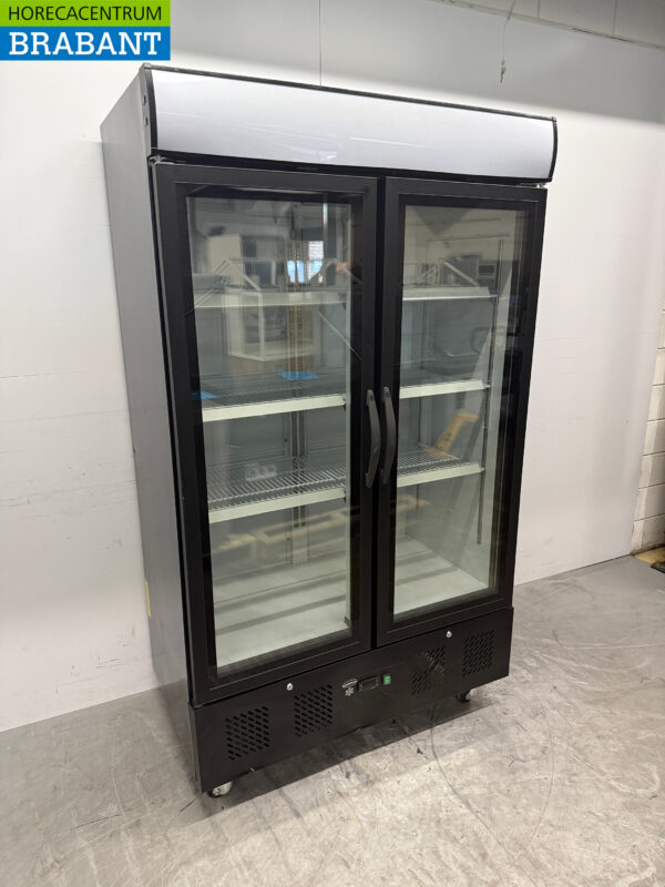 Combisteel Double Door Glass Door Refrigerator Mobile 1079 liters 230V Catering - Image 3