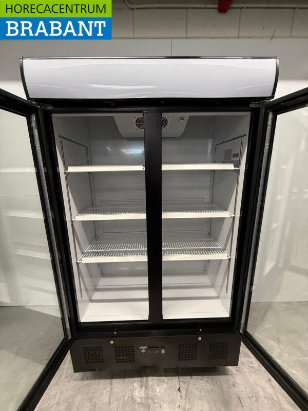 Combisteel Double Door Glass Door Refrigerator Mobile 1079 liters 230V Catering - Image 4