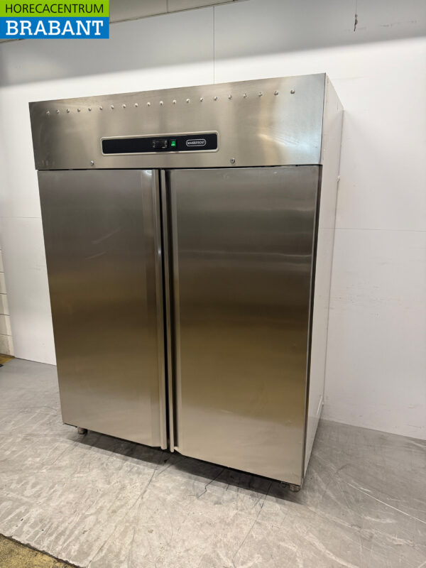 Stainless steel Maxxfrost Double Door Freezer 1300 liters 230V Horeca - Image 2