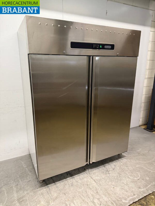 Stainless steel Maxxfrost Double Door Freezer 1300 liters 230V Horeca - Image 3
