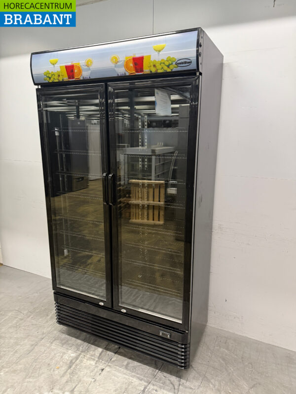 Combisteel Double Door Glass Door Refrigerator Mobile 758 liters 230V Catering - Image 3