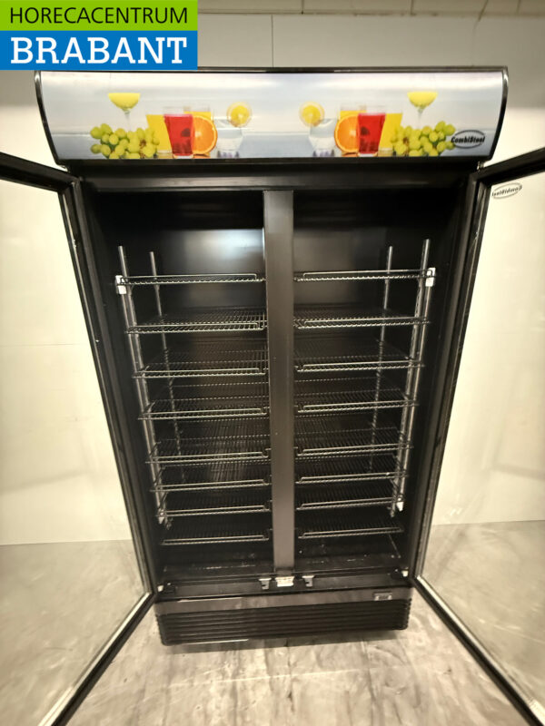 Combisteel Double Door Glass Door Refrigerator Mobile 758 liters 230V Catering - Image 4