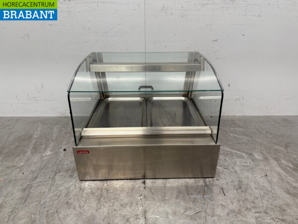 Stainless steel Unis Hot Display Case 2 x 1/1 GN 230V Catering