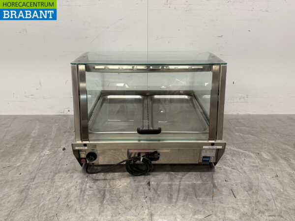 Stainless steel Unis Hot Display Case 2 x 1/1 GN 230V Catering - Image 4