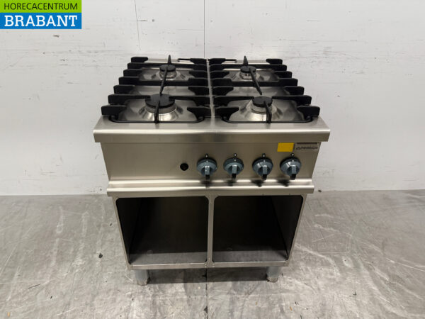 Stainless steel Alpeninox 4 burner Gas Stove Natural Gas Horeca