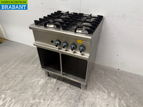 Stainless steel Alpeninox 4 burner Gas Stove Natural Gas Horeca - Image 2