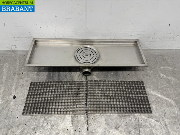 Combisteel Stainless Steel Floor Well 92.5 x 30 x 14 cm Horeca - Image 4