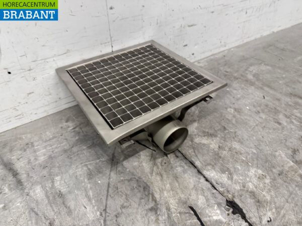 Combisteel Stainless Steel Floor Well 30 x 30 x 14 cm Horeca - Image 3