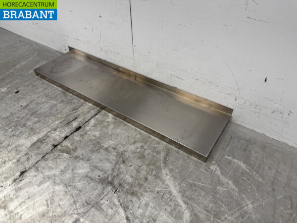 Stainless steel Wall Shelf 120 x 30 cm Catering - Image 2