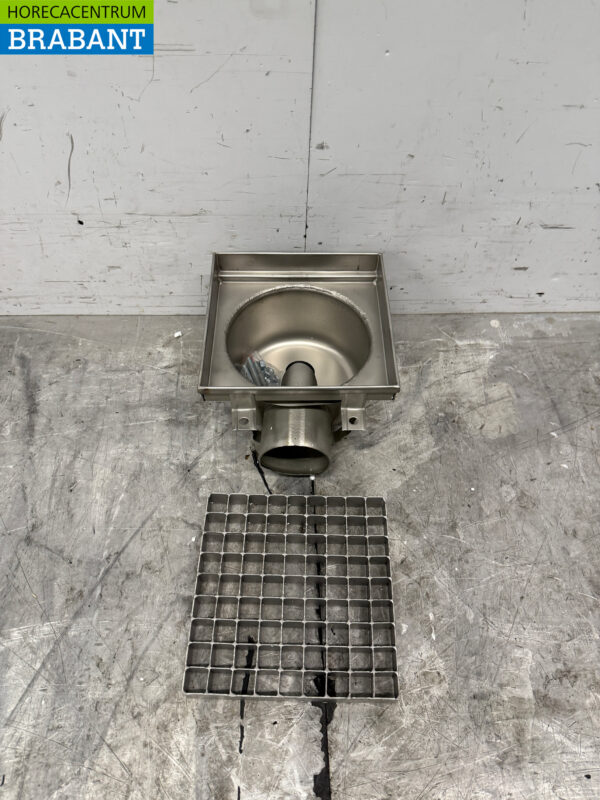 Combisteel Stainless Steel Floor Well 20 x 20 x 13 cm Horeca - Image 4