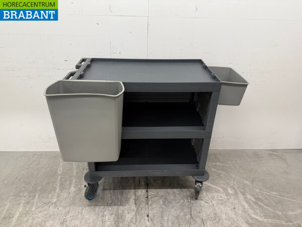 Plastic serving trolley 3 tiers 123 cm Horeca