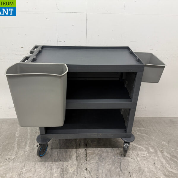 Plastic serving trolley 3 tiers 123 cm Horeca