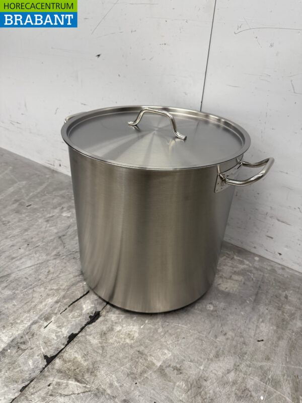 Stainless steel Combisteel Soup Pan Cooking Pan 40 x 40 cm 50 liter Horeca - Image 2