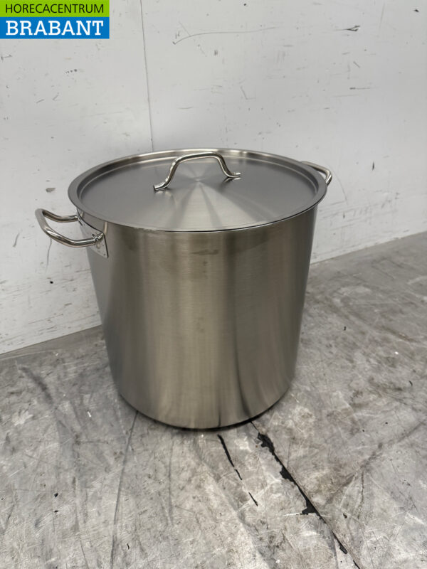 Stainless steel Combisteel Soup Pan Cooking Pan 40 x 40 cm 50 liter Horeca - Image 3