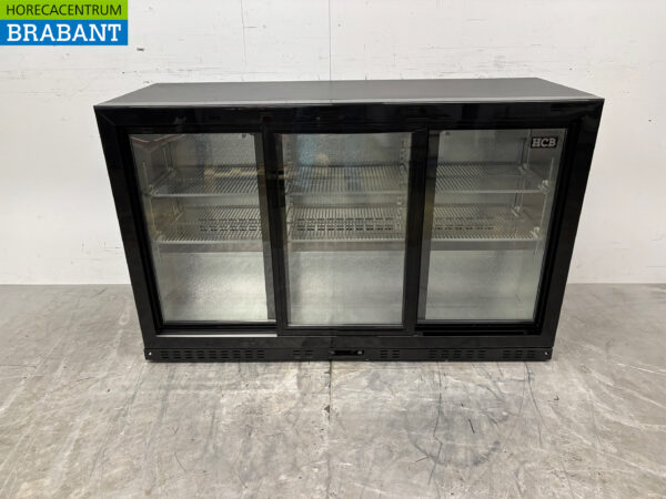 Backbar Bar Refrigeration Glass sliding doors 337 liters 135 cm 230V Horeca