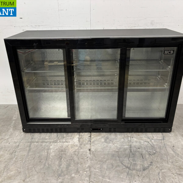 Backbar Bar Refrigeration Glass sliding doors 337 liters 135 cm 230V Horeca