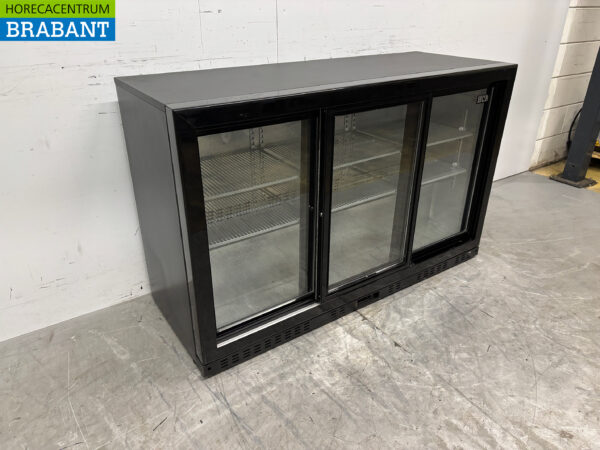 Backbar Bar Refrigeration Glass sliding doors 337 liters 135 cm 230V Horeca - Image 2