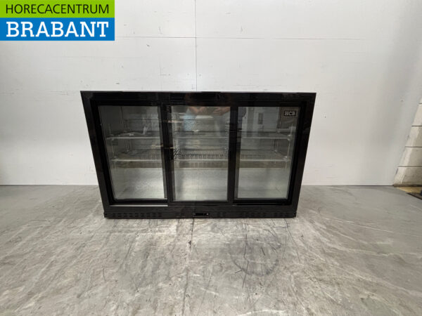 Backbar Bar Refrigeration Glass sliding doors 337 liters 135 cm 230V Horeca - Image 4
