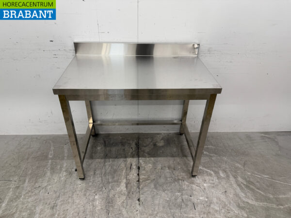Stainless steel Worktable 100 x 60 x 85.5 cm Catering