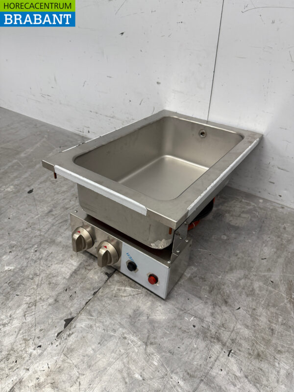 Stainless steel Combisteel Built-in Bain Marie 1/1 GN 230V Horeca - Image 2