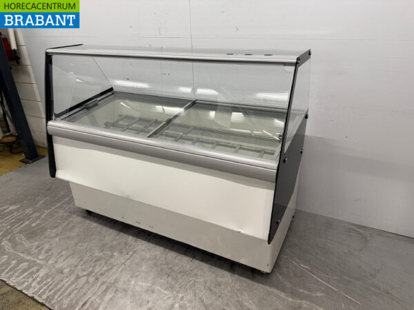 Mobile Combisteel Athena Scoop ice cream display case 13 trays 230V Catering - Image 2