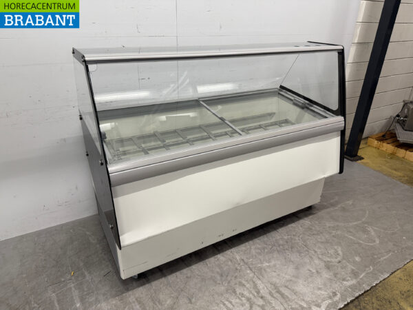 Mobile Combisteel Athena Scoop ice cream display case 13 trays 230V Catering - Image 3