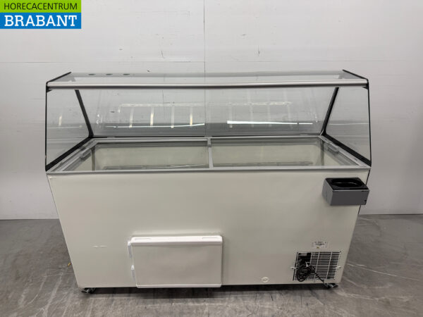 Mobile Combisteel Athena Scoop ice cream display case 13 trays 230V Catering - Image 4