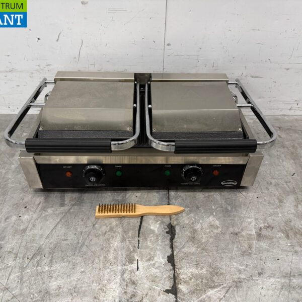 Stainless steel Combisteel Double Contact Grill Panini Grill Ribbed/Ribbed 230V Catering