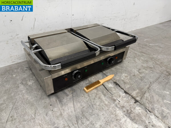 Stainless steel Combisteel Double Contact Grill Panini Grill Ribbed/Ribbed 230V Catering - Image 3