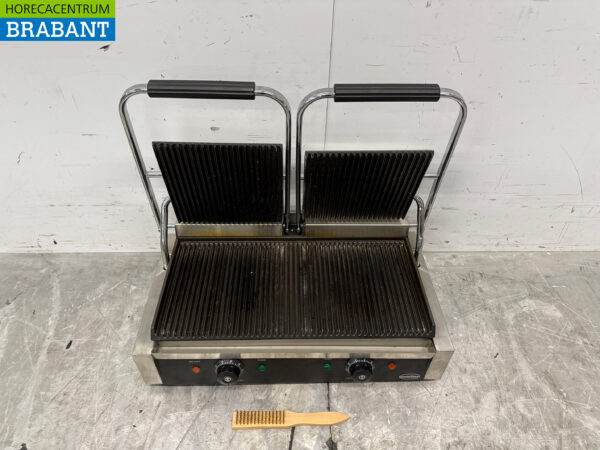 Stainless steel Combisteel Double Contact Grill Panini Grill Ribbed/Ribbed 230V Catering - Image 4