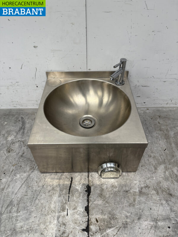 Stainless steel Sink Sink with knee operation 40 x 43 cm Hospitality