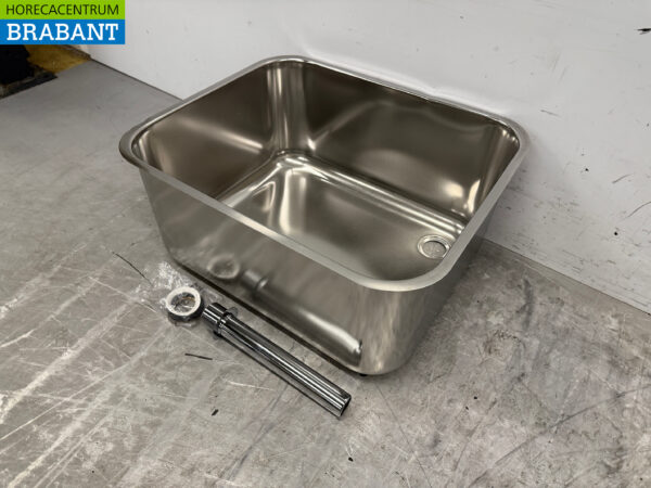 Stainless steel Combisteel Sink 60 x 50 x 28 cm Horeca - Image 2
