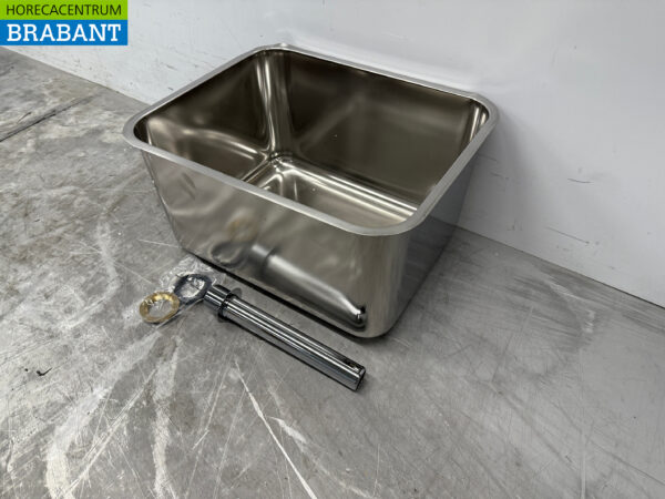 Stainless steel Combisteel Sink 50 x 40 x 28 cm Horeca - Image 2