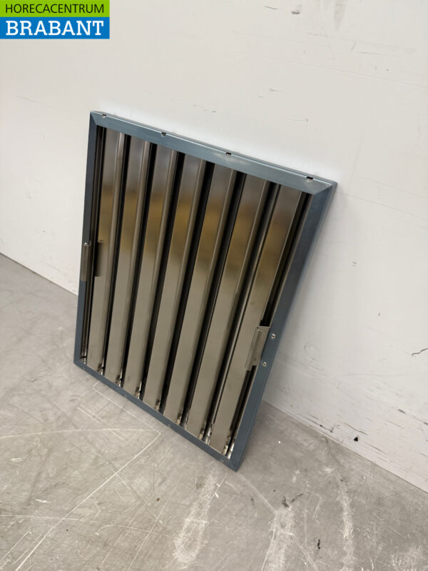 Stainless Steel Grating Slat Filter Slat Filter for Extractor Hood Hood 40 x 50 x 2.5 cm Horeca - Image 2