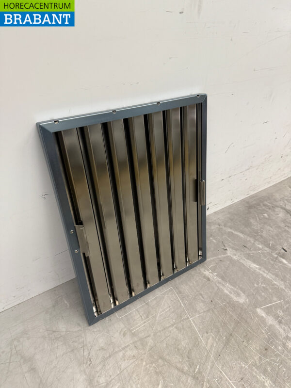 Stainless Steel Grating Slat Filter Slat Filter for Extractor Hood Hood 40 x 50 x 2.5 cm Horeca - Image 3